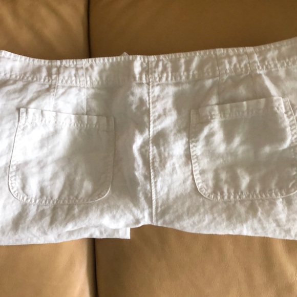 Chico’s White Linen Wide Leg Pants - Picture 3 of 3